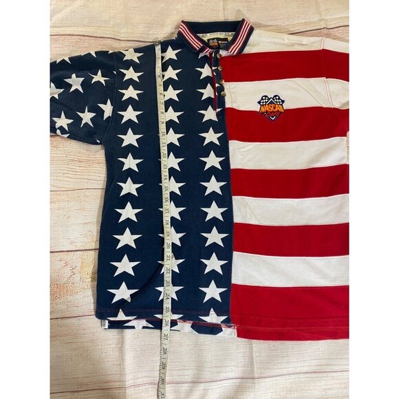 Nascar Cafe Men's Multi Polo Short Sleeve Y2K Shirt - Medium - Picture 6 of 10